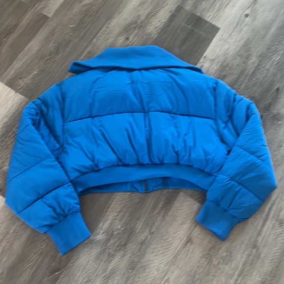 GIFTED * Urban Outfitters - Lily Ulta Crop Puffer Jacket, BLUE - XXL - NWT - Picture 6 of 16
